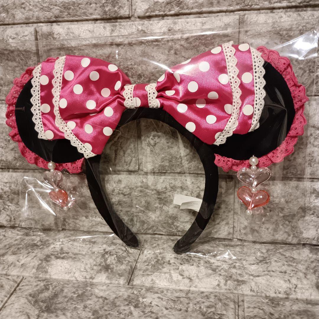 ディズニー 水玉リボンカチューシャ 平成 ギャル イヤリング ミニー