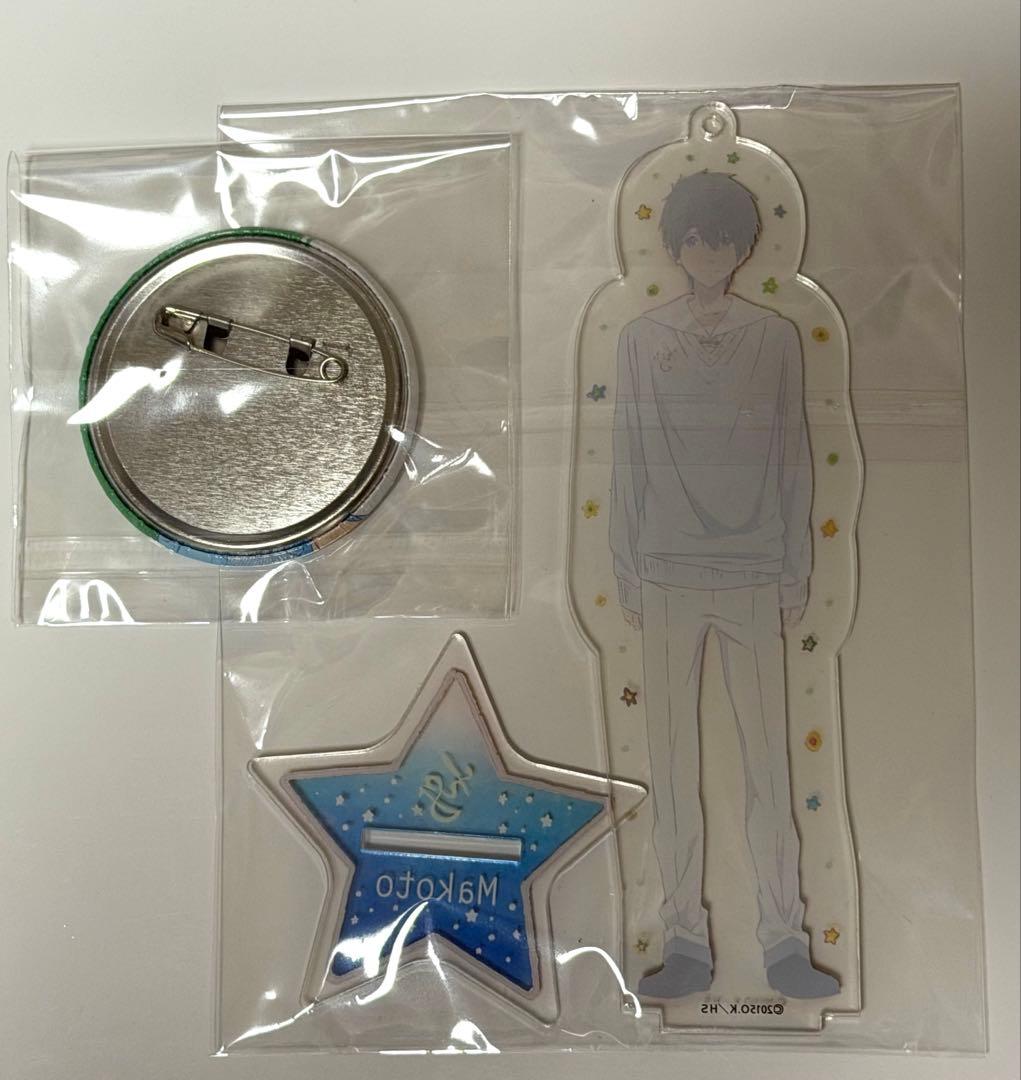 ハイスピード 橘真琴 アクスタ 缶バッジ - メルカリ