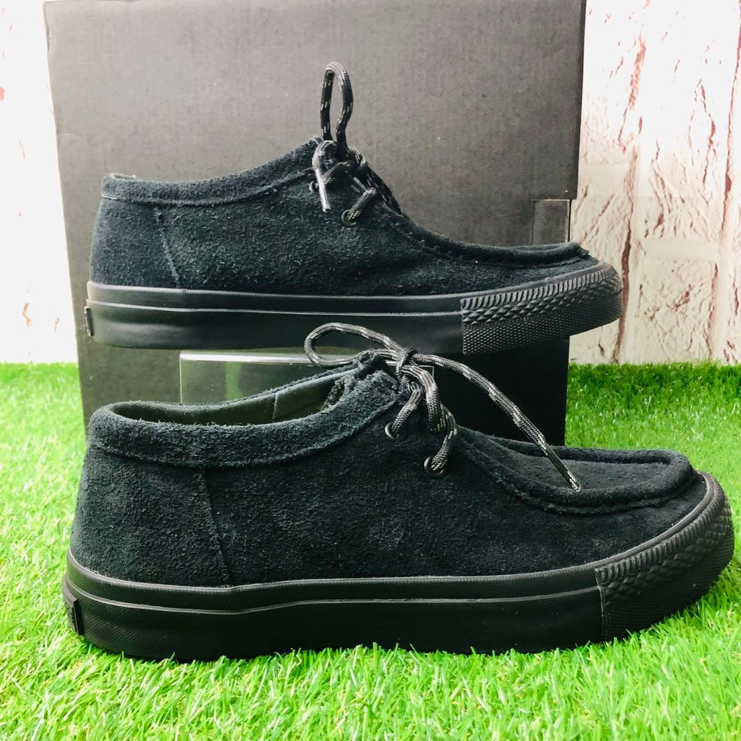 新品 CONVERSE コンバース 厚底 レザー 本革 ワラビー モカシン 25