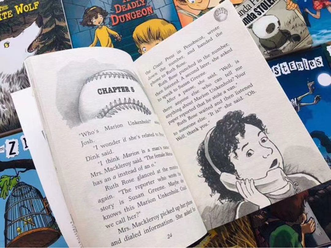 春休みセールA-z mysteries,cam jansen4セット