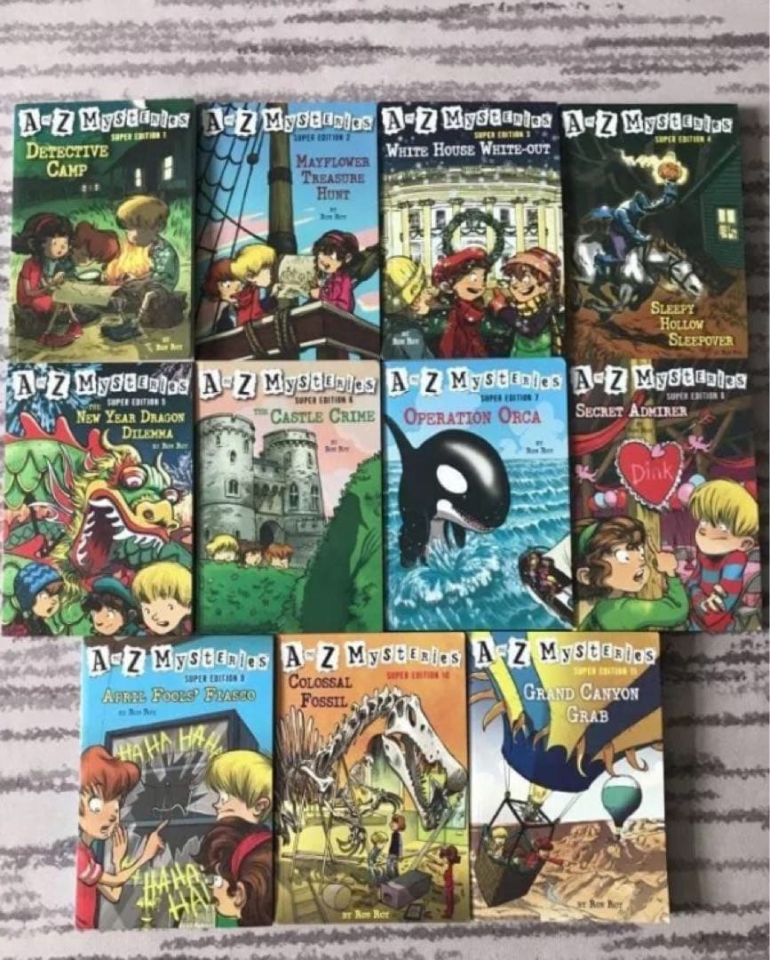 春休みセールA-z mysteries,cam jansen4セット