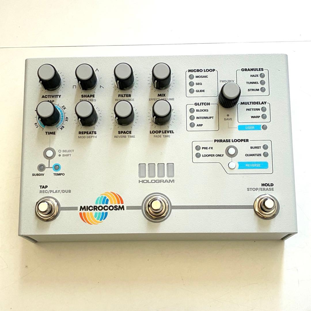 ギター Hologram Microcosm Hologram Electronics launches the Microcosm, a glitchy, granular