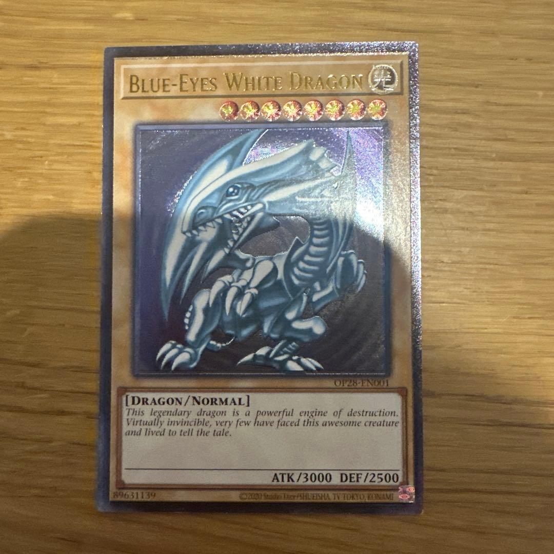 遊戯王 青眼の白龍 OTS28 レリーフ 北米版 OP28-EN001 - メルカリ