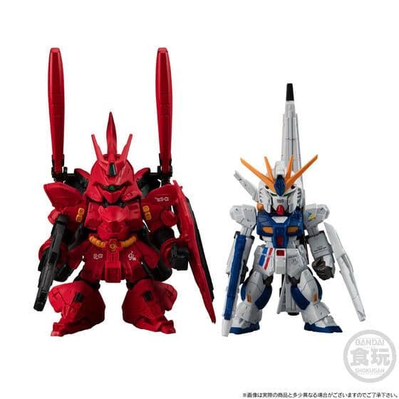 未開封ガンダムコンバージ限定品】νガンダム(福岡立像) & サザビー