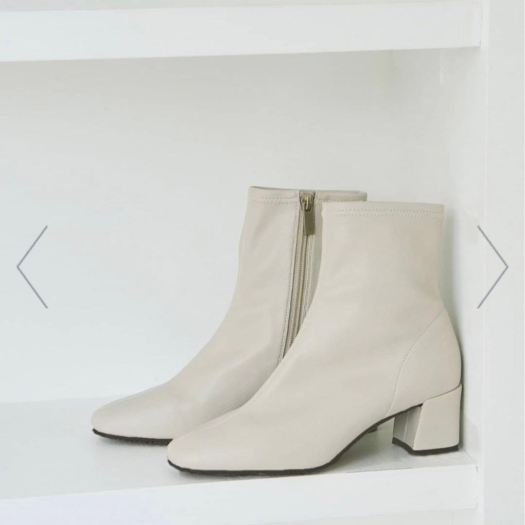 Le Talon 5cmスクエアフィットショートブーツ LE TALON（ル タロン） ブーツ 「追加」5cmスクエアフィットショート