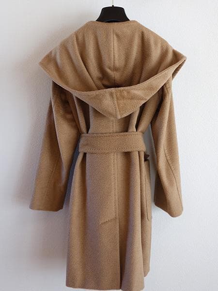 マックスマーラピュアキャメル100％リアルトコート□RIALTOガウン