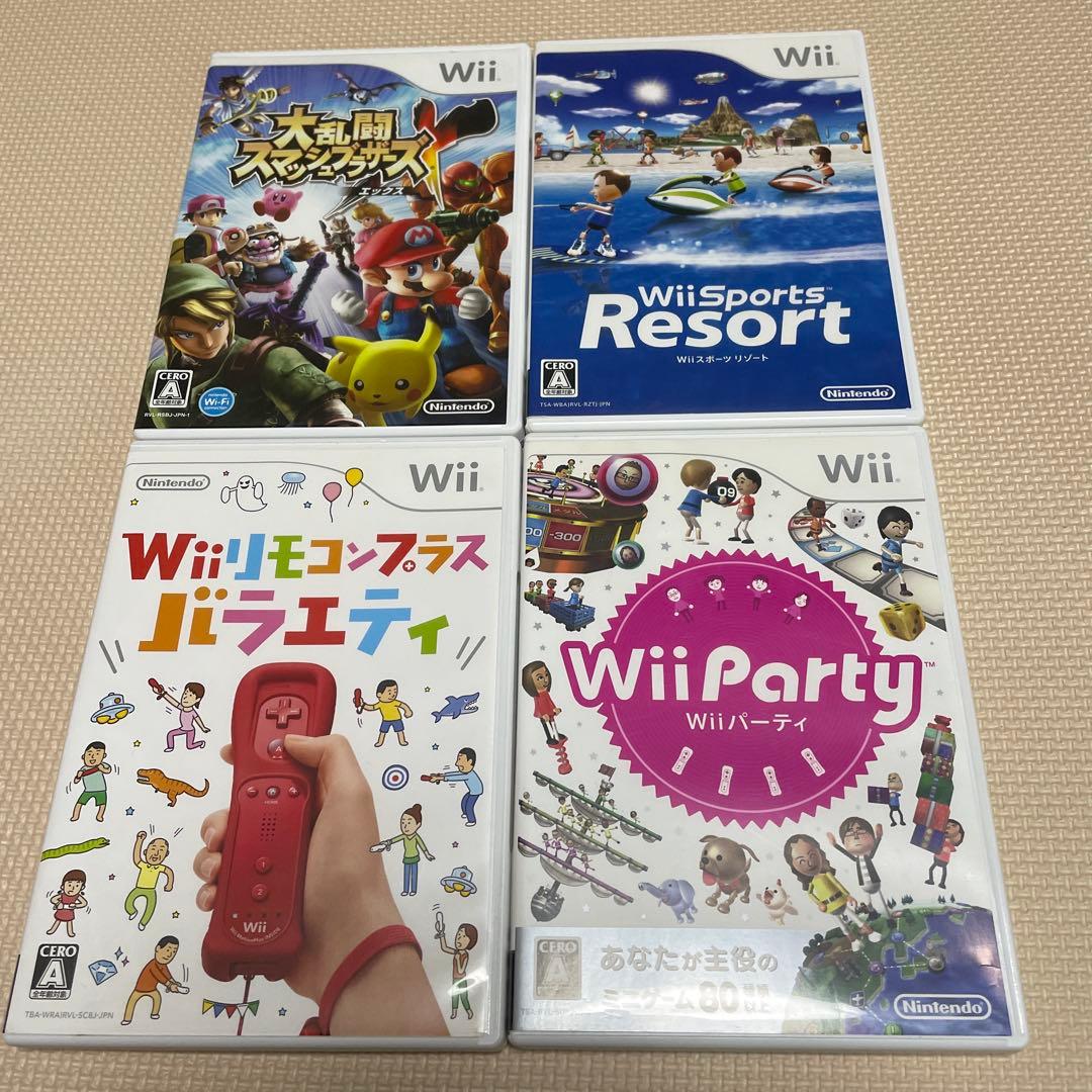 ニンテンドー wii カセット 4本