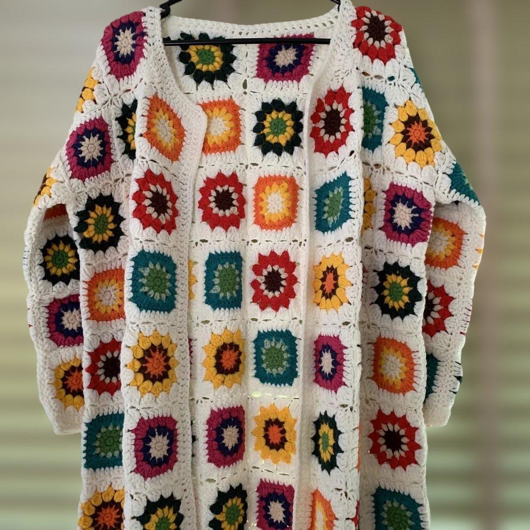 試着のみ】Freada/フリーダ グラニースクエアロングカーディガン