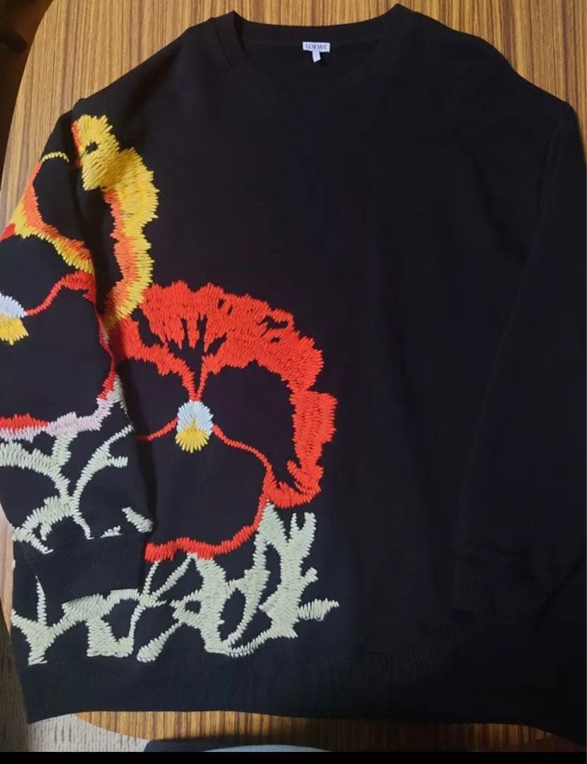 本日限定商品ロエベLOEWEジョーブレイナードパンジー花柄刺繍