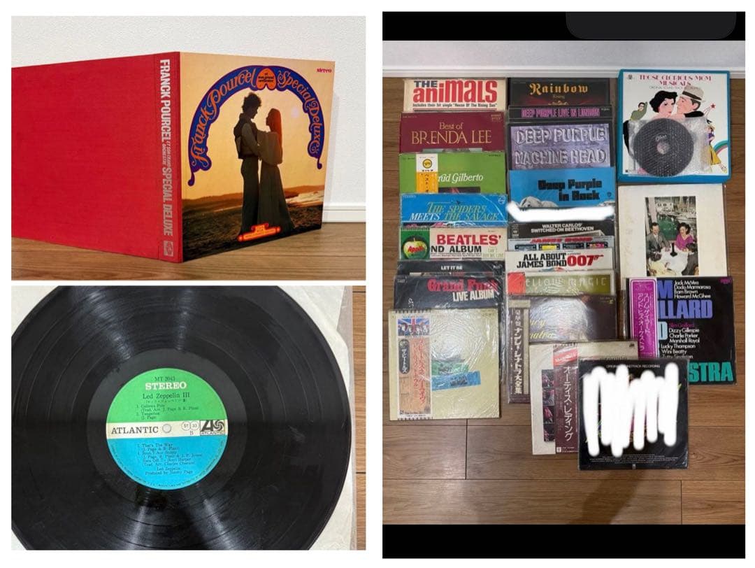 24セット　ビートルズ　ディープパープル レッド・ツェッペリンⅢ Ludwig Vistalite Pro Beat 3-Piece Shell Pack with 24-Inch Kick