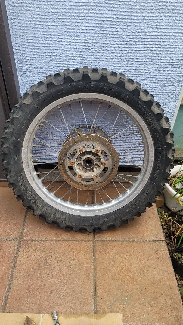 まこも様専用KLX 前後オフロードホイール