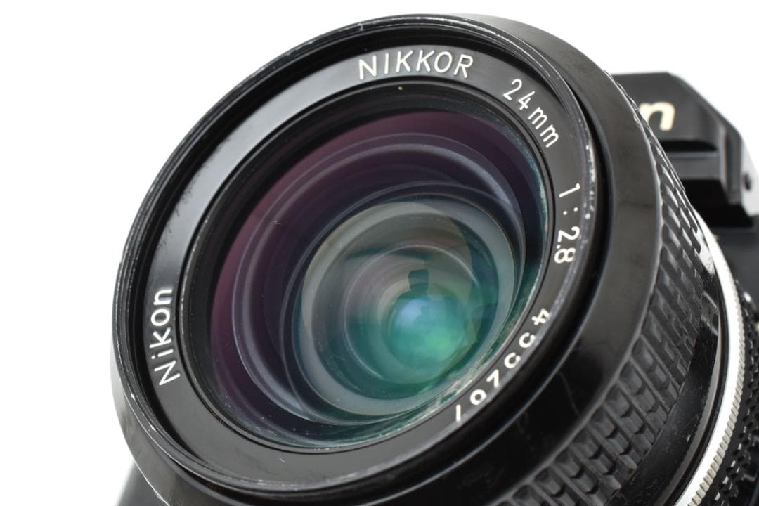 美品】Nikon FM + NIKKOR 24mm F2.8 広角レンズセット