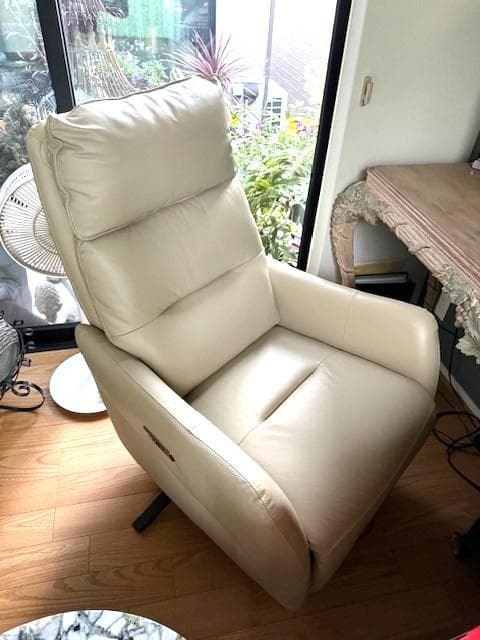 送料12000円出品者負担】ニトリ 電動本革リクライニングチェア LE01
