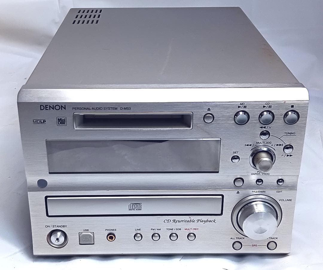 ○○DENON MD/CDミニコンポ本体部（D-MS3）動作良好品○○ - メルカリ