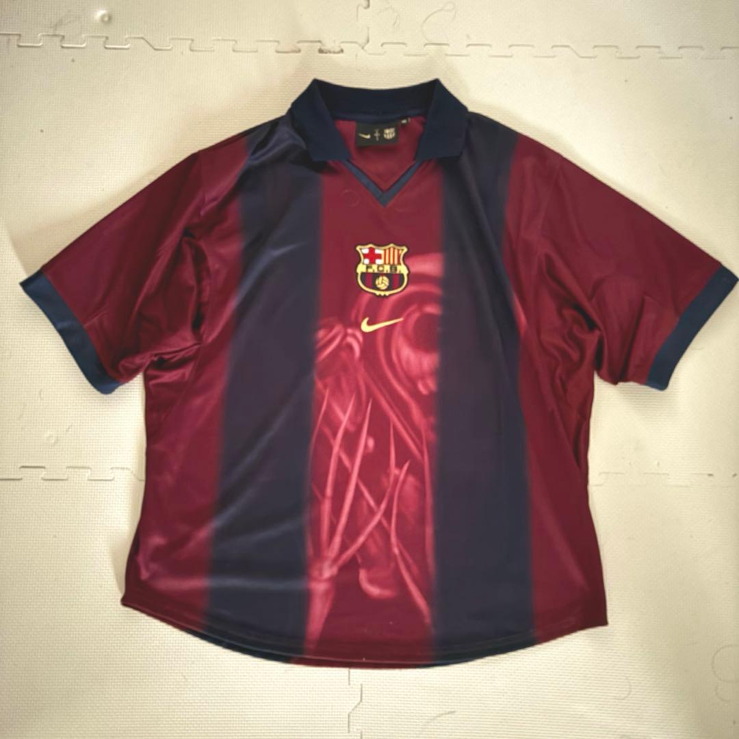 Travis Scott Cactus Jack Barcelona ジャージ Travis Scott FC Barcelona Retro Zip Anthem Jacket バルセロナ