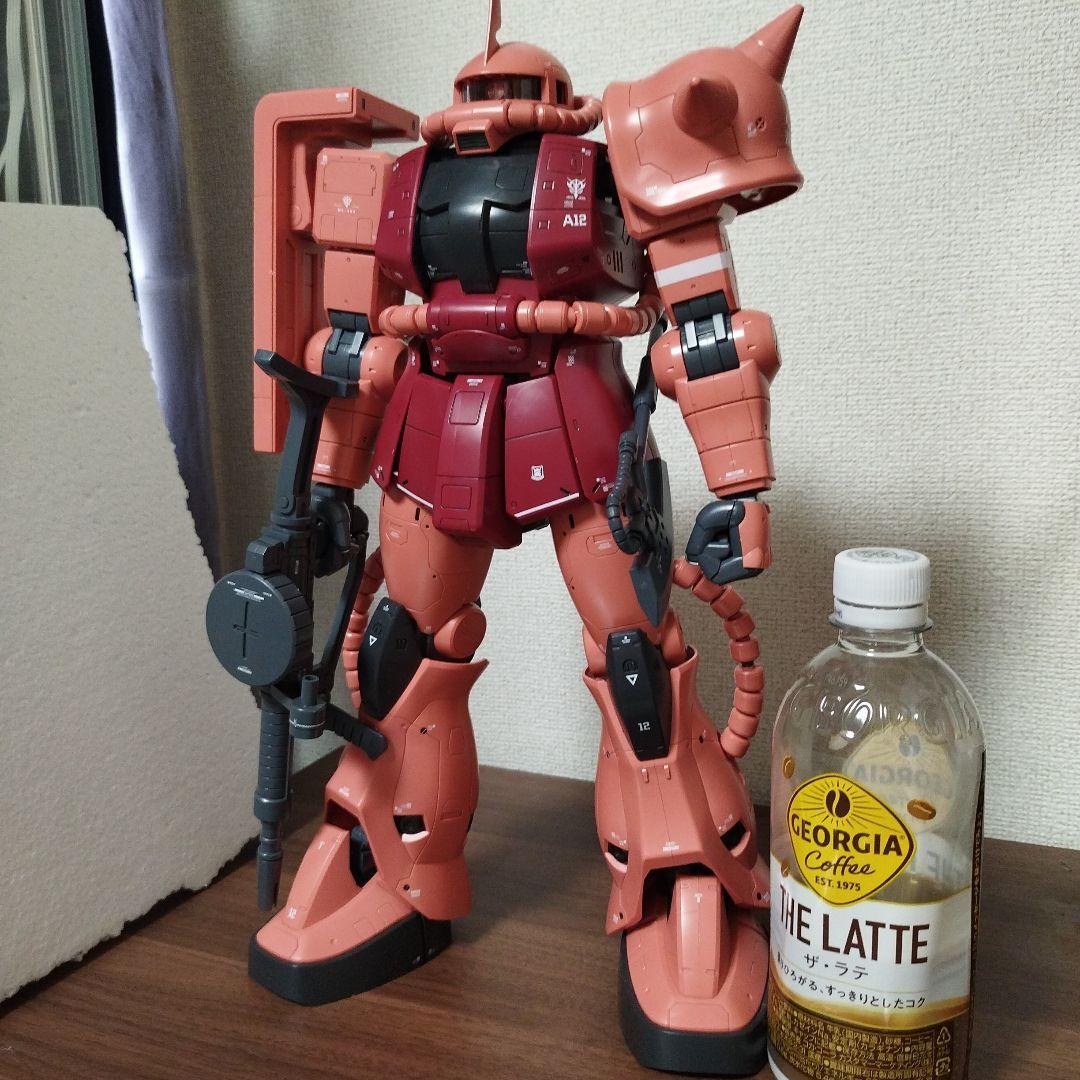 メガサイズ シャア専用ザク 1/48 完成品 ガンダム - メルカリ