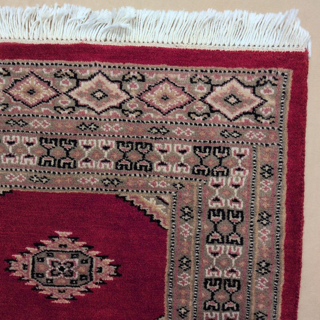 60x93cmパキスタン手織りマット(106)ギャッベ・ペルシャ・じゅうたん