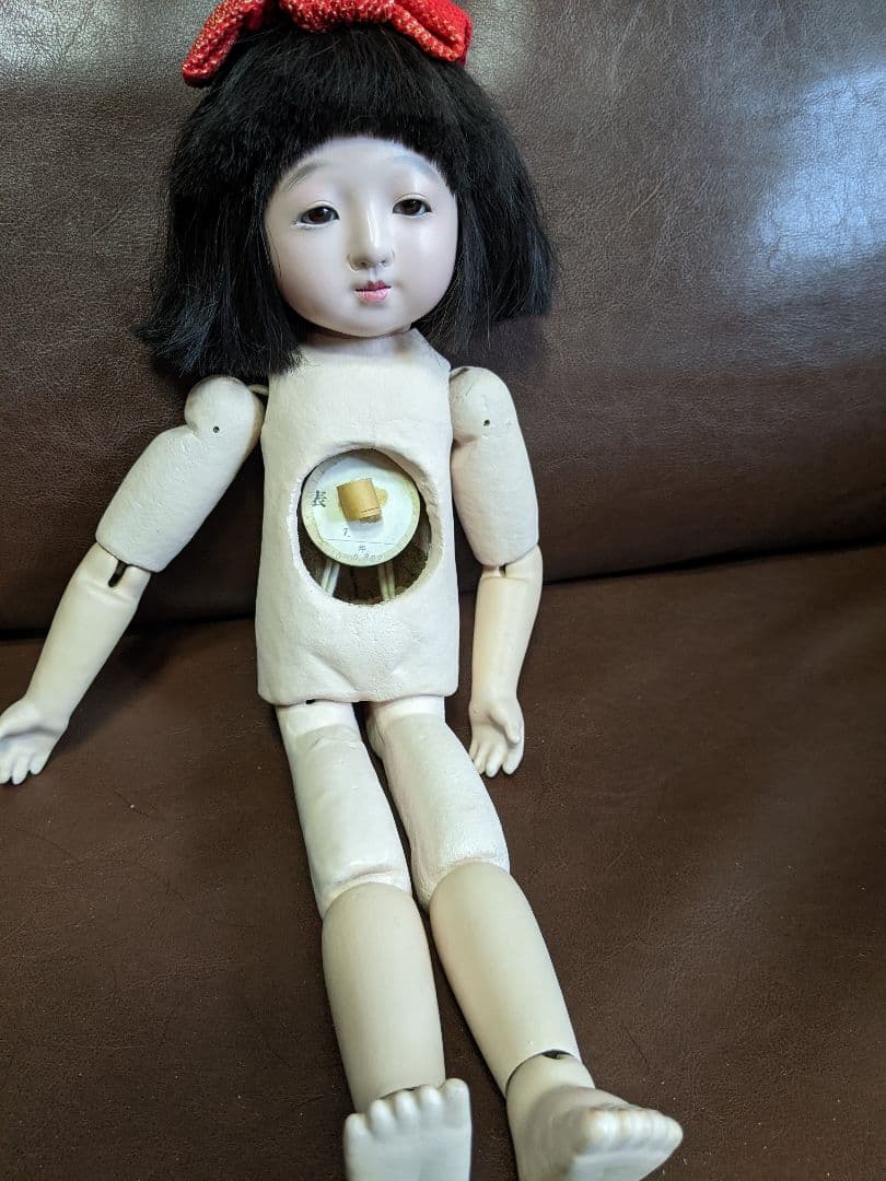 樫村瑞観 自由人形 麗しのお嬢様 鳴きます！ 検)市松人形