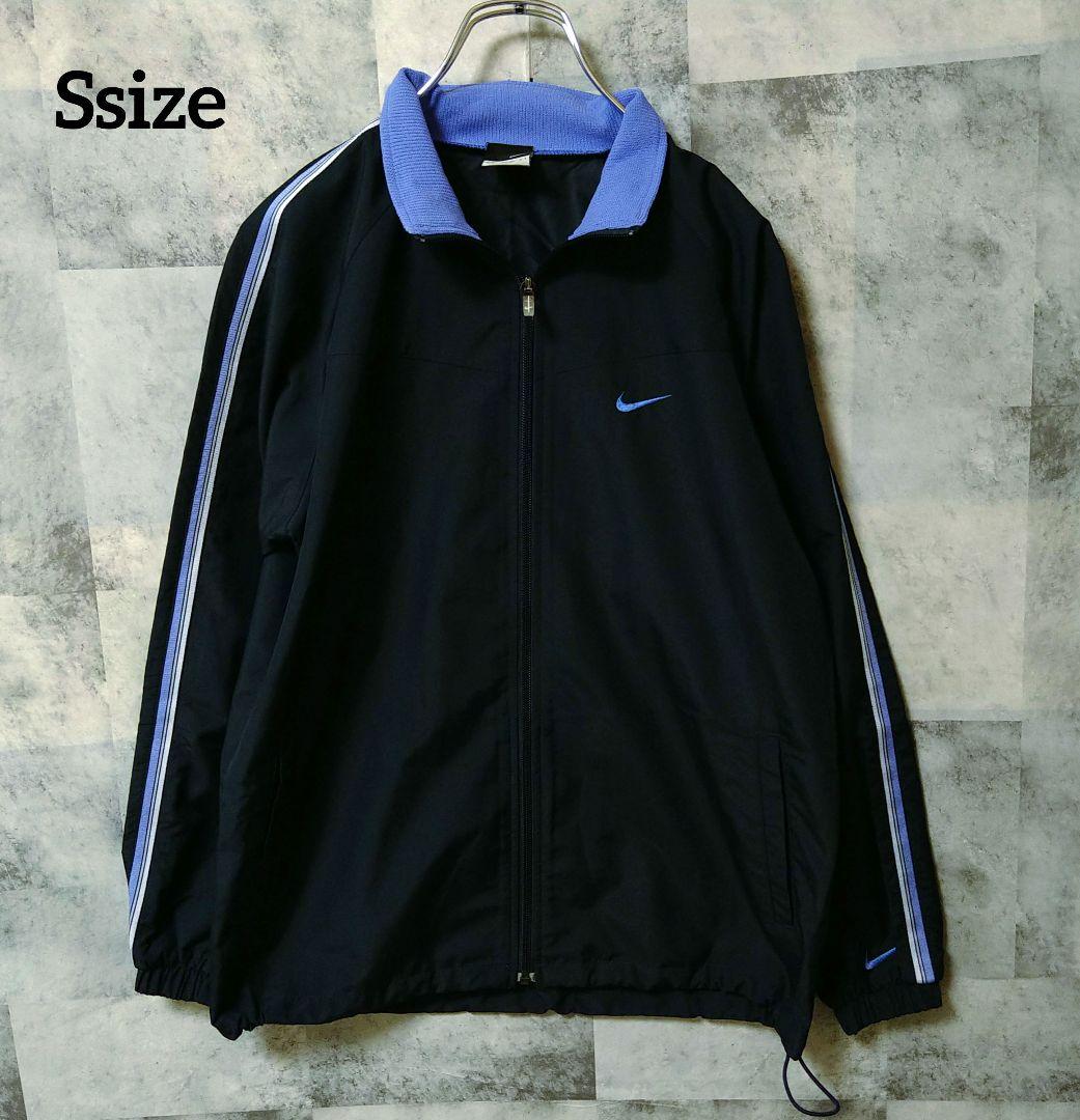 NIKE ナイキ ナイロンジャケット 刺繍ロゴ サイドライン 希少カラー