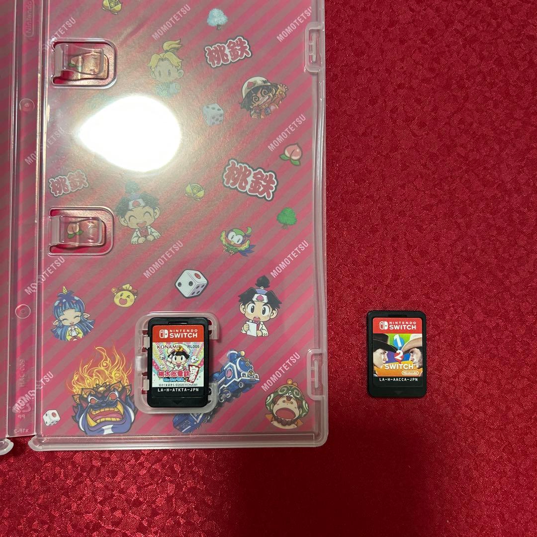 桃太郎電鉄＋1-2-Switch ソフト2本セット Switchカセットのみ - メルカリ