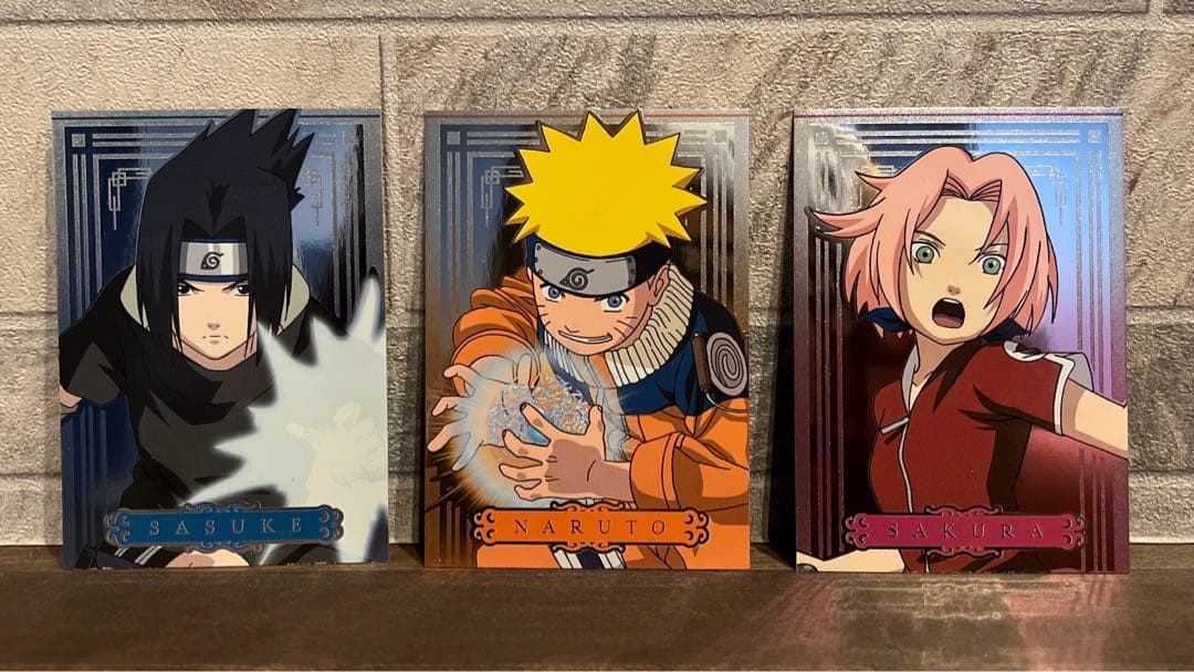 NARUTO ナルト サスケ サクラ トレーディングカード エッチングカード