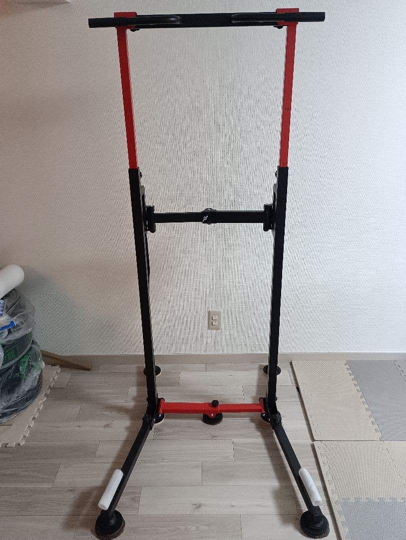 中古　BARWING　折りたたみ懸垂マシン　8段階調節　高さ220㌢ Amazon | BARWING(バーウィング) 折りたたみ ぶら下がり健康器 8段階