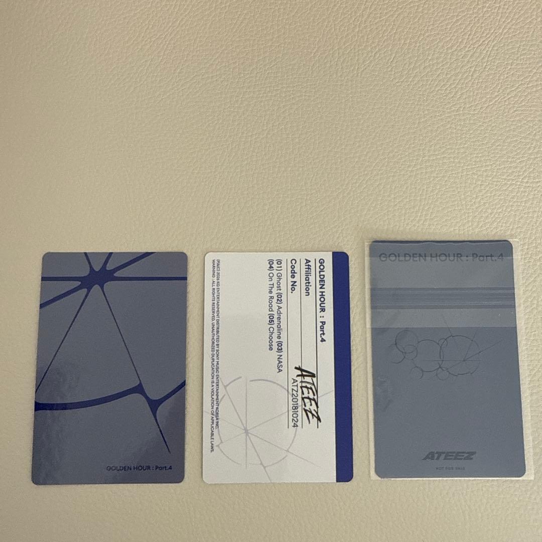 ATEEZ ウヨンGOLDENHOUR :Part4 A ver トレカ付き - メルカリ
