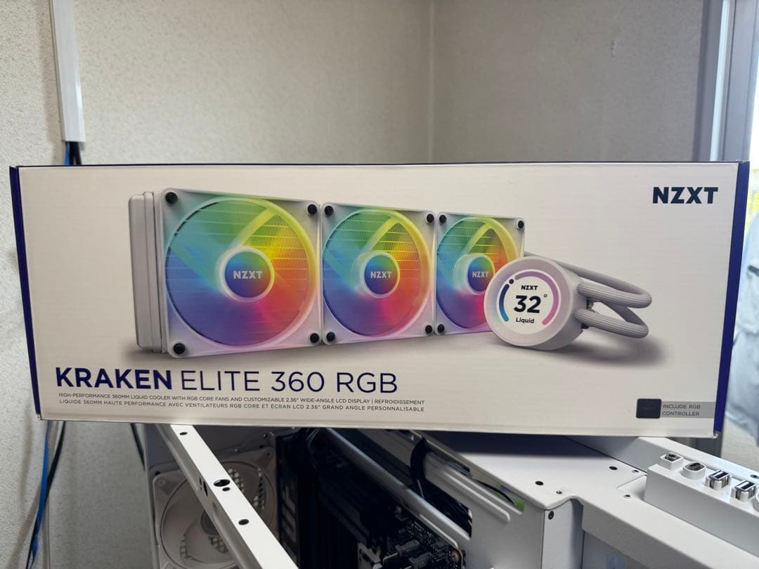 PC用ファン・クーラー NZXT KRAKEN ELITE 360 RGB KR36E-W1 Amazon.co.jp: NZXT KRAKEN Elite RGB 360 White 簡易水冷CPUクーラー