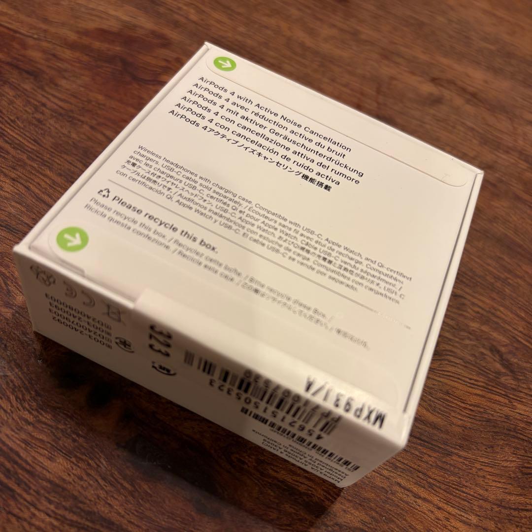 AirPods 4 (アクティブノイズキャンセリング有り) 新品未開封品 - メルカリ