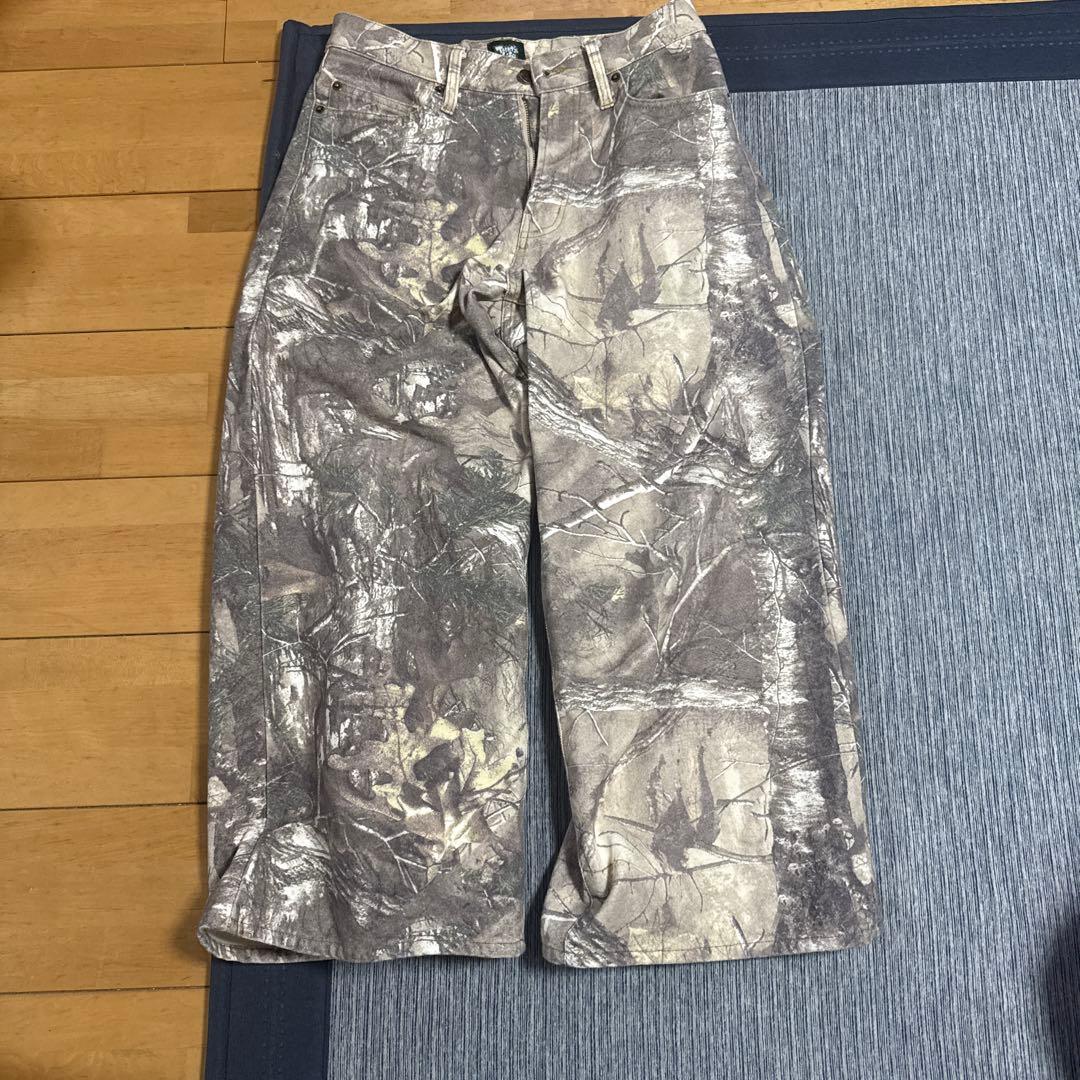 That's Life リアルツリーワイドデニム 完売品】that's lifeザッツライフ リジットバギーデニム リアルツリー