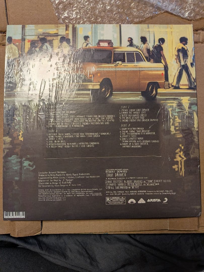 タクシードライバー』 40周年記念盤 サウンドトラックLPレコード