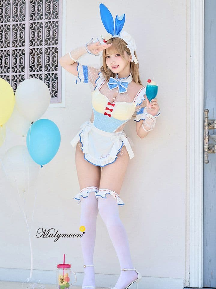 malymoon クリームソーダバニーメイド ブルー マリームーン - メルカリ
