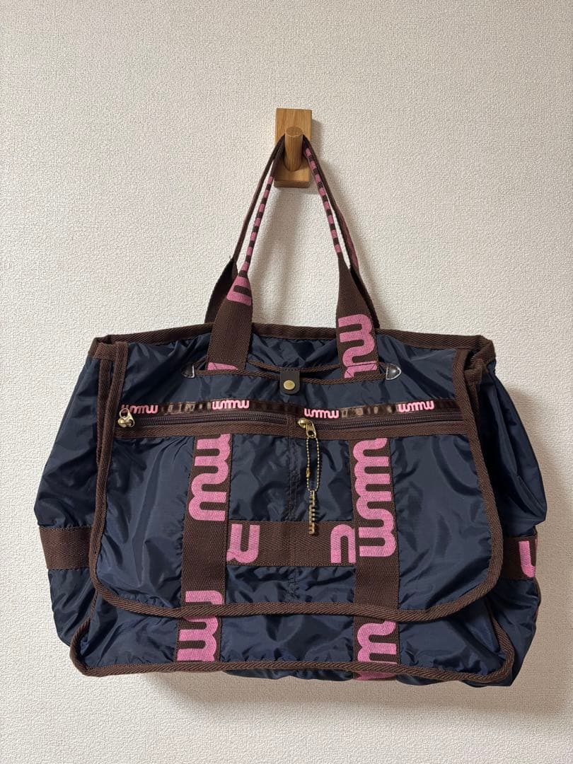 【完売品】ドリカムwmmw soft bag トート バッグ★チャーム付き Magia Charm（マギアチャーム） トートバッグ 「A4サイズ可 大容量