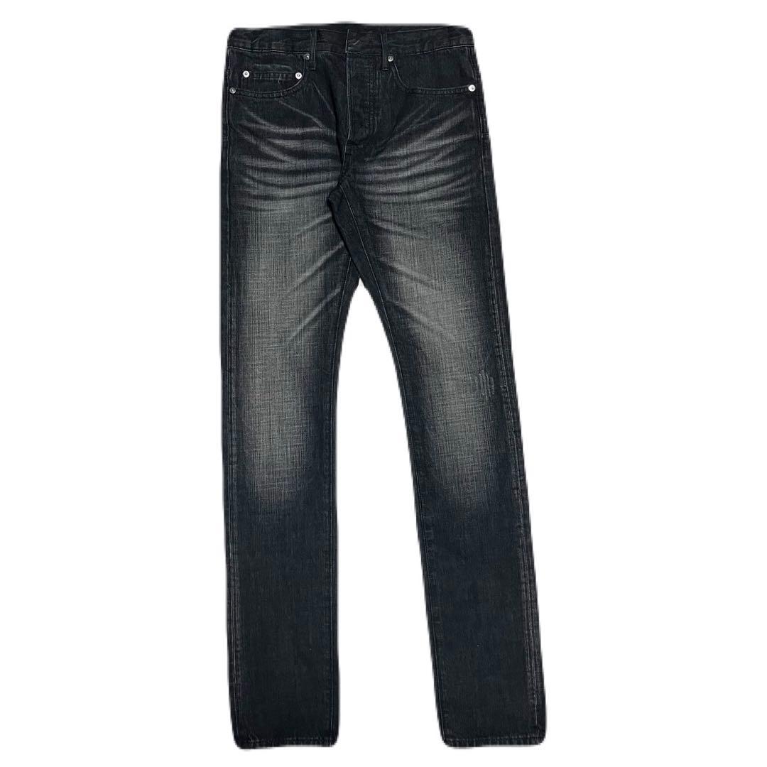 名作 Dior homme 03aw 爪痕 加工 ブラック デニム 30 - メルカリ
