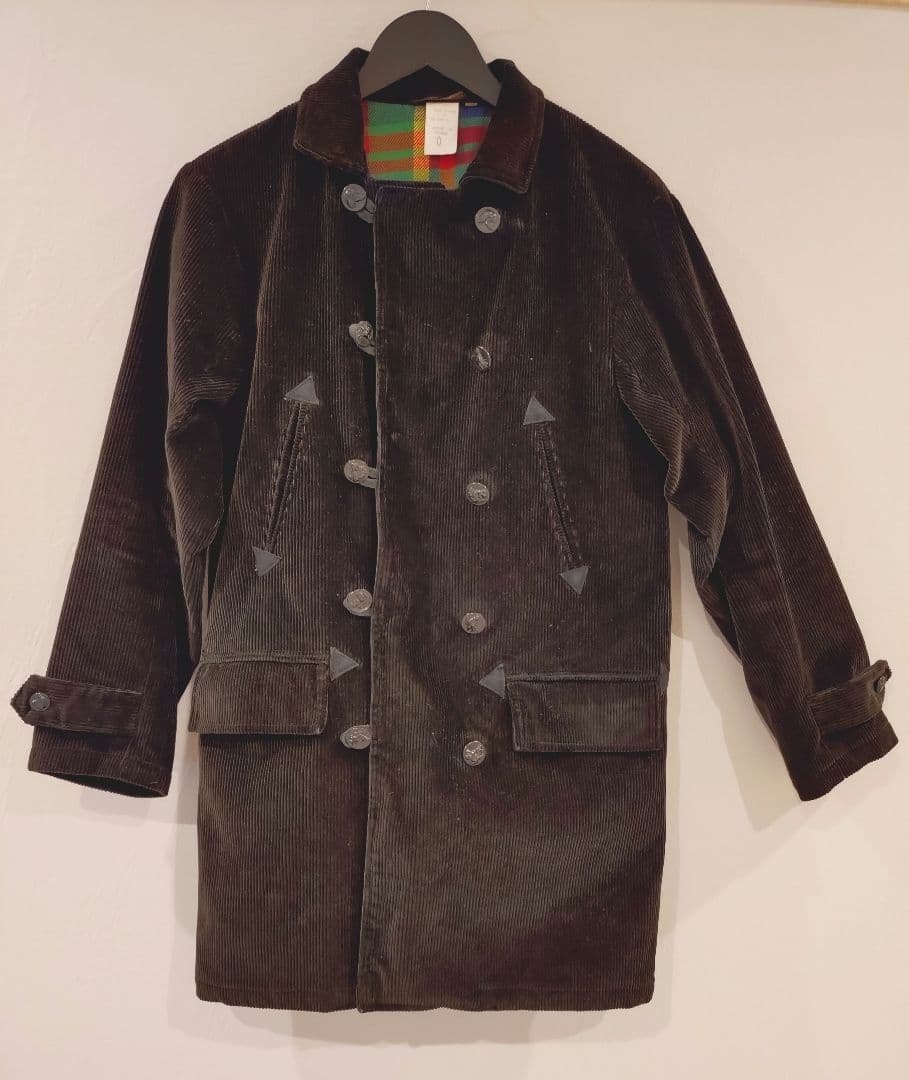 コーデュロイダッフルコート fabrique en franceフランス