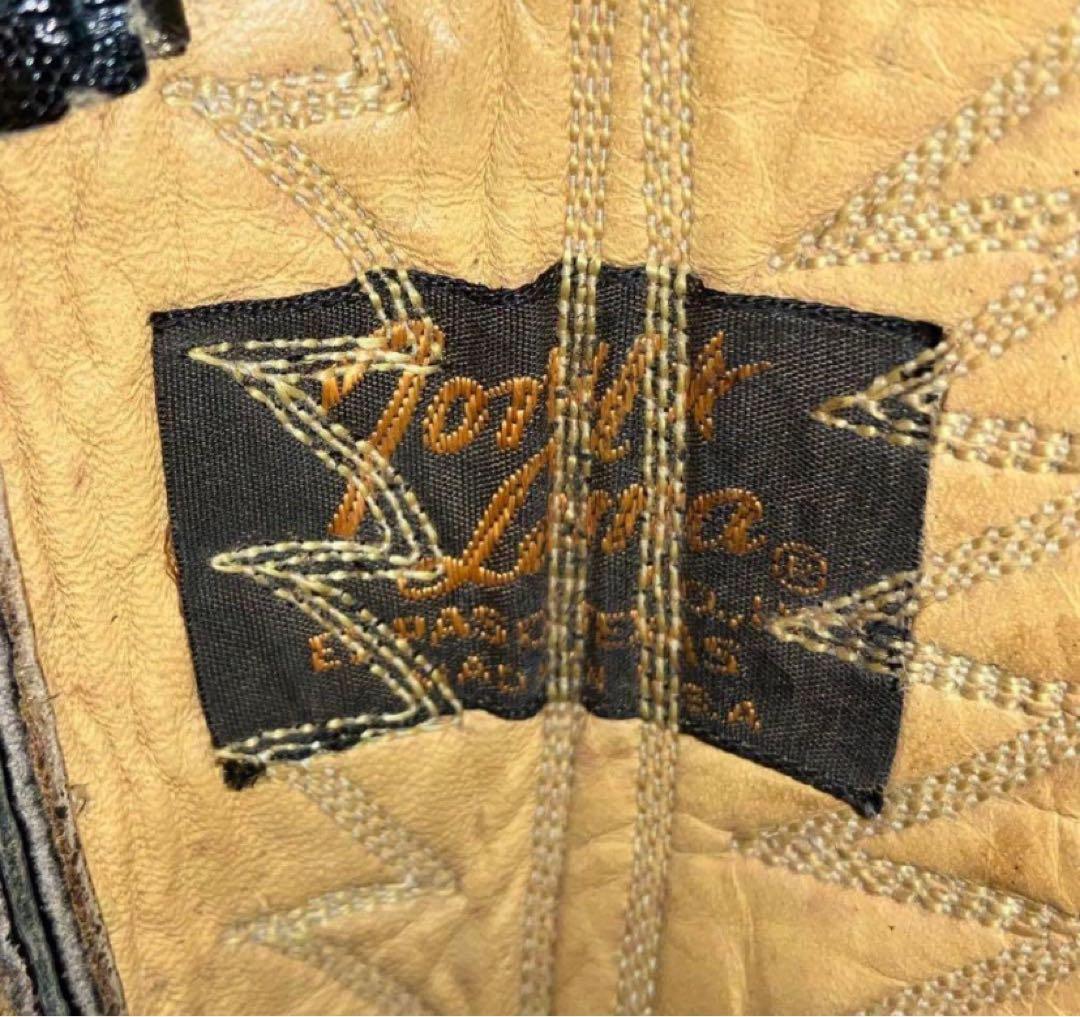 Tony Lama 70s ウエスタンブーツ 7.5E 黒タグ 25.5cm