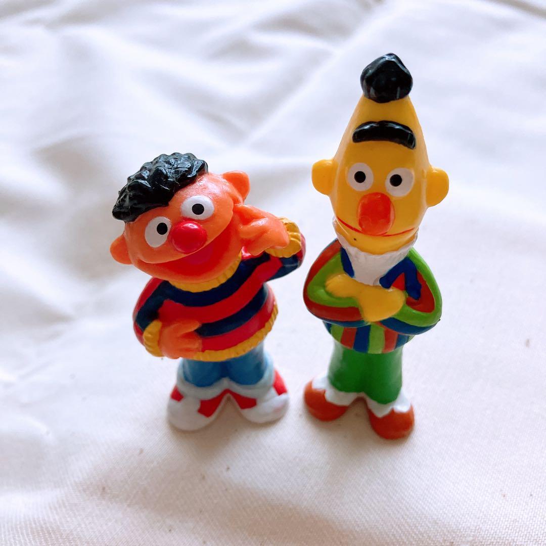 レア☆セサミストリート ヴィンテージ フィギュア9体セット レトロ