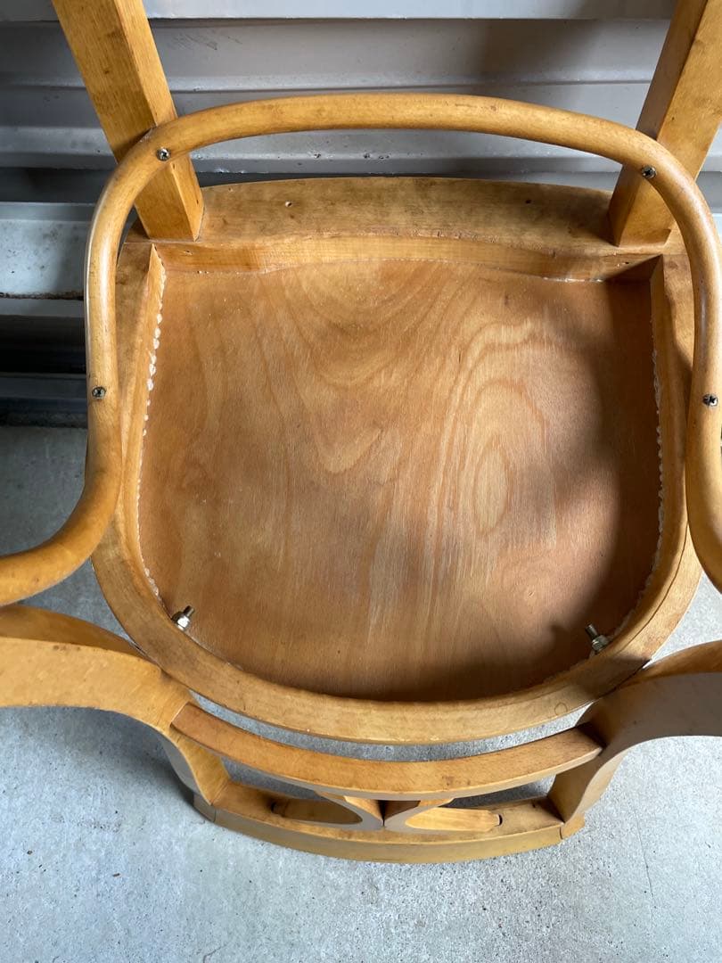 ビンテージ/無垢材/曲木/ダイニングチェア/クロスバックチェア/チェア/椅子