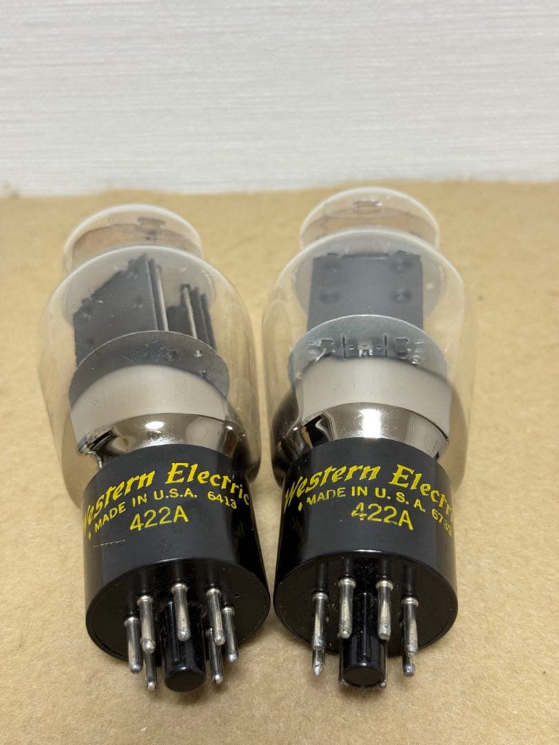 真空管 422A Western Electric 2本ペア WE
