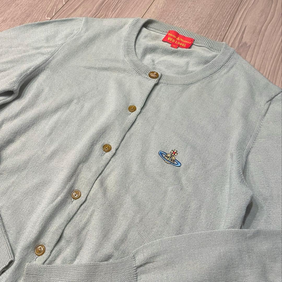 ヴィヴィアンウエストウッド レッドレーベル オーブ刺繍カーディガン