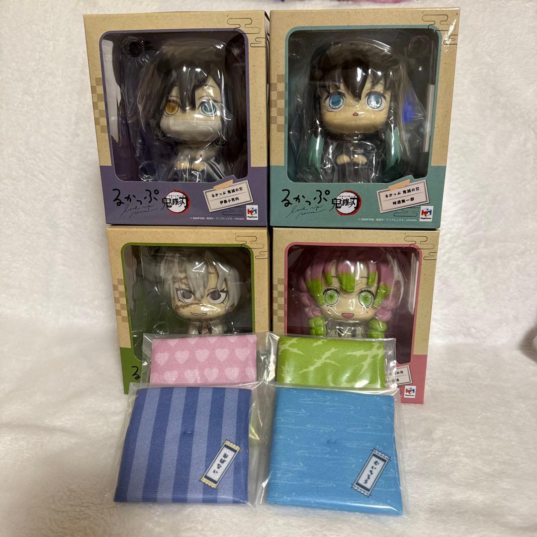 鬼滅の刃るかっぷ　不死川実弥 甘露寺蜜璃 伊黒小芭内 時透無一郎 鬼滅の刃』甘露寺蜜璃＆不死川実弥が“るかっぷ”シリーズでフィギュア化