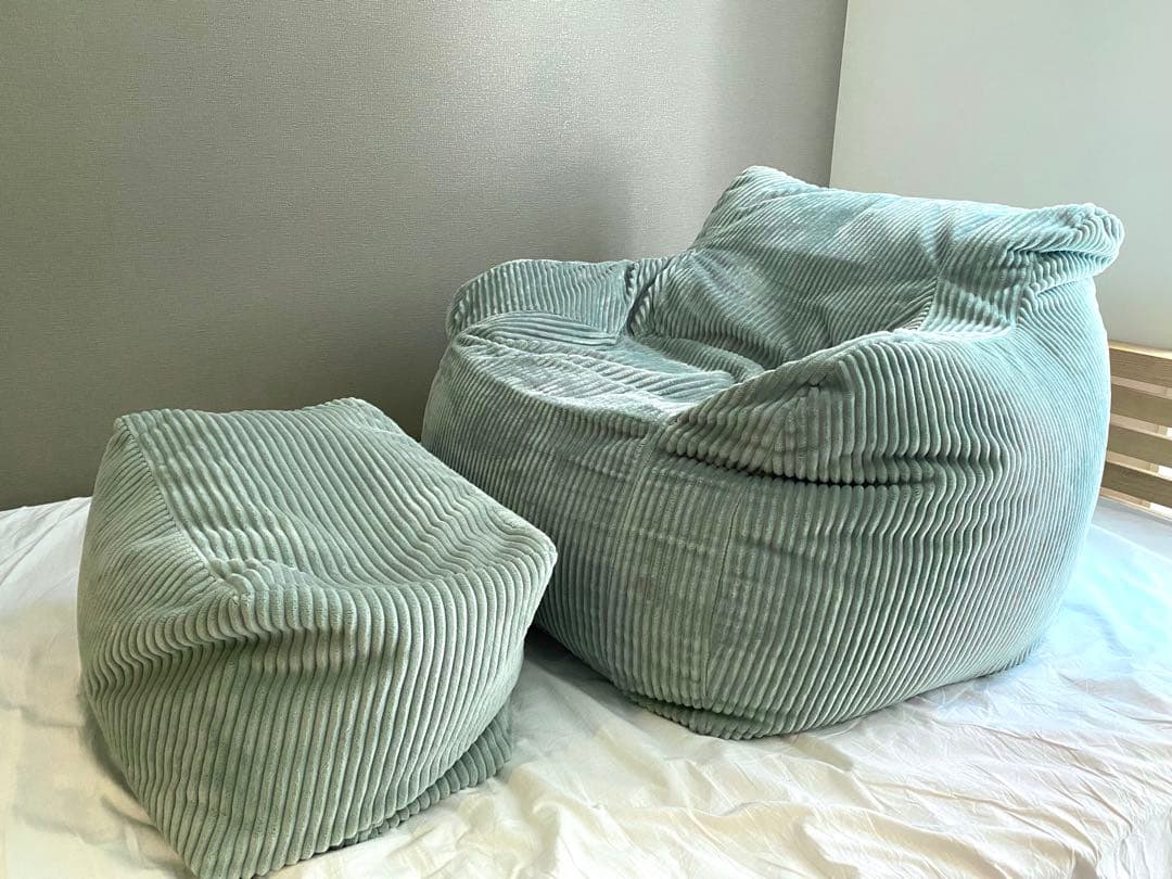 HUGME 1人掛けビーズソファ+オットマン　MINT LOOSY loosy-or-6861-501334_1080x.png