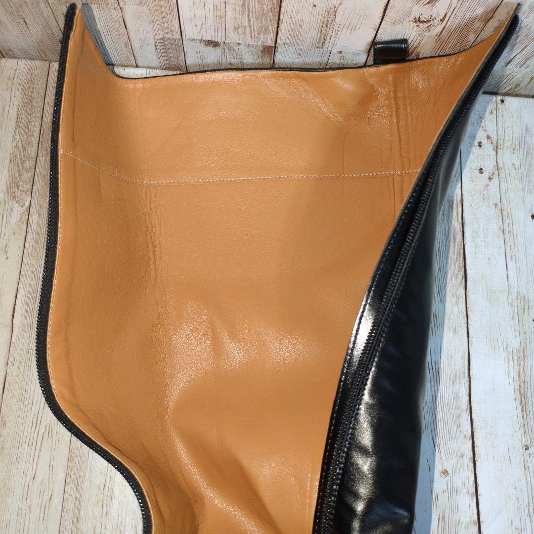 極美品✨【THE glow】CANAL JEAN☆ロングブーツ☆黒☆24.5cm - メルカリ