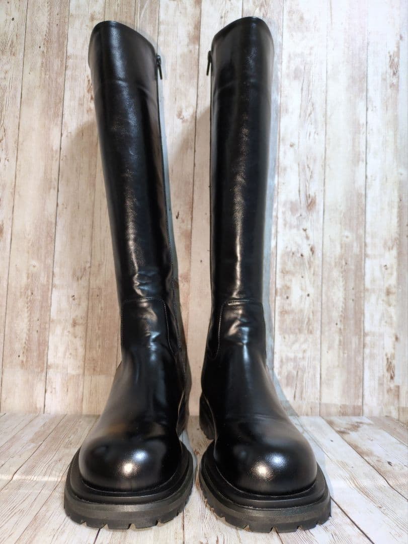 極美品✨【THE glow】CANAL JEAN☆ロングブーツ☆黒☆24.5cm - メルカリ