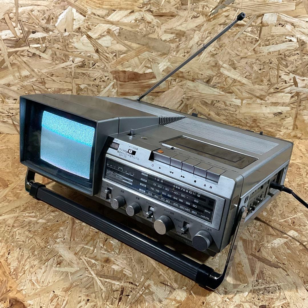 National TH6-X30 1980年製 ブラウン管TV付ラジカセ 動作品 National TH6-X30 1980年製 ブラウン管TV付ラジカセ 動作品 - ラジオ