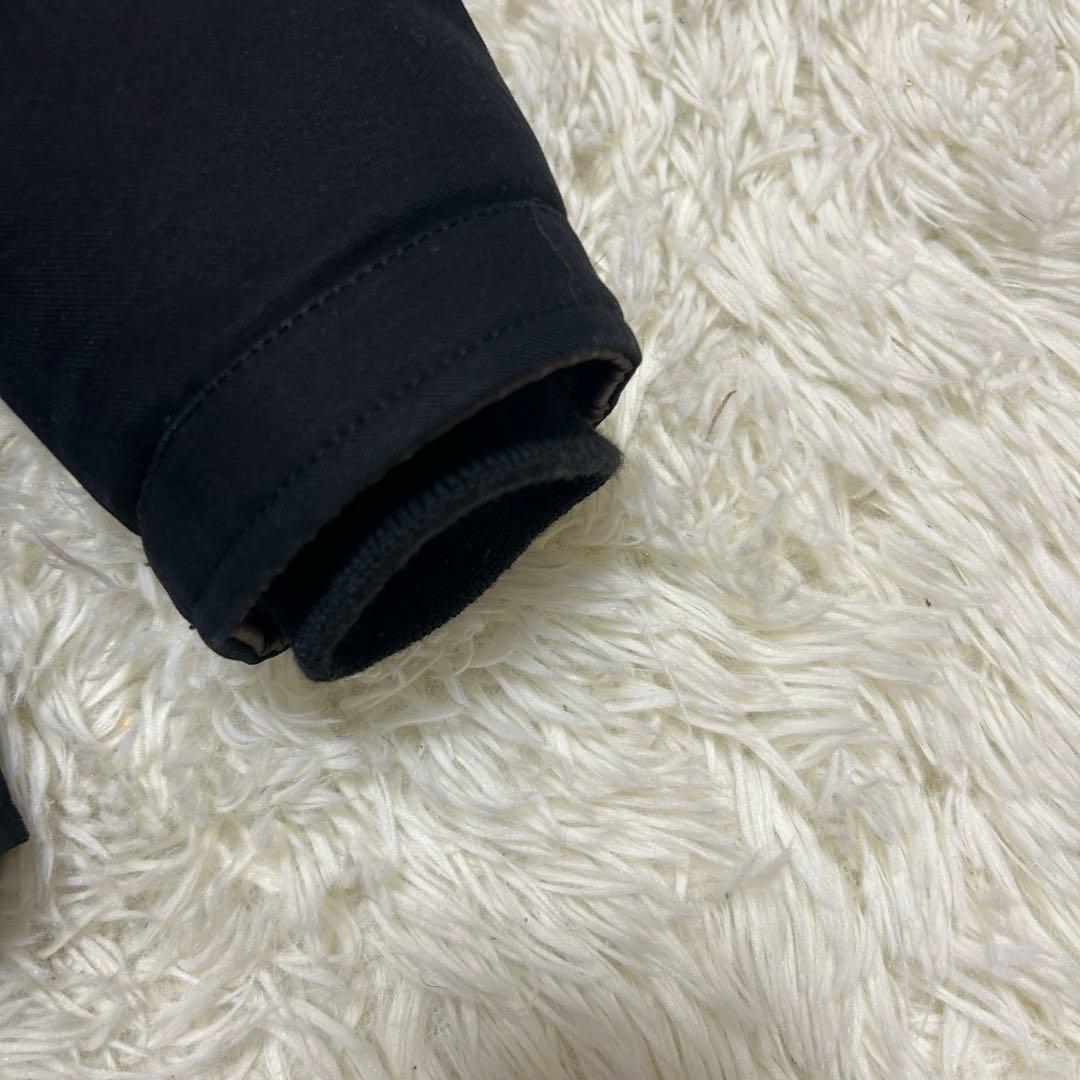 ラッドミュージシャン モッズコート N3-B ファー ブラック サイズ42