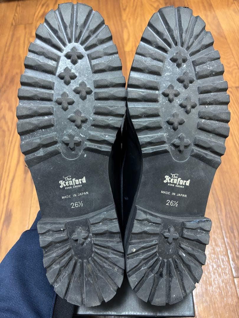 KENFORD ケンフォード ローファー つま先ペイズリー柄 革靴 26.5cm