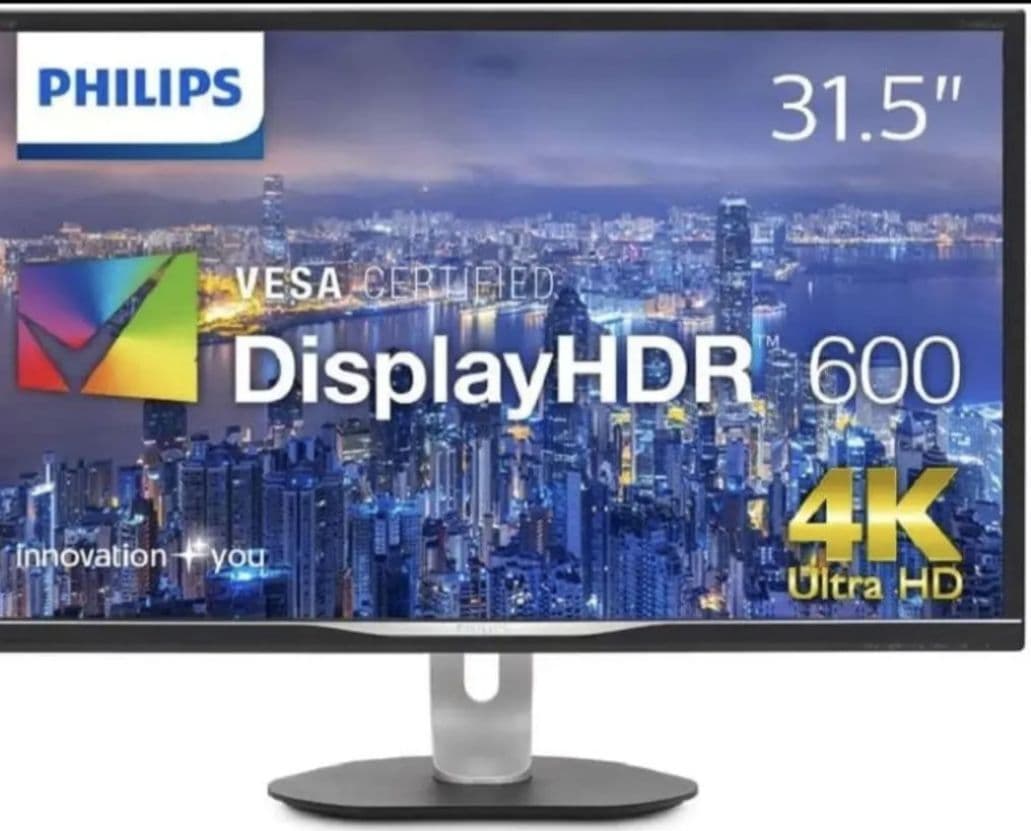【ジャンク品扱い】PHILIPS 31.5インチ 4Kディスプレイ フィリップス 31.5インチ 4K液晶モニター 上下昇降機能搭載/省資源化