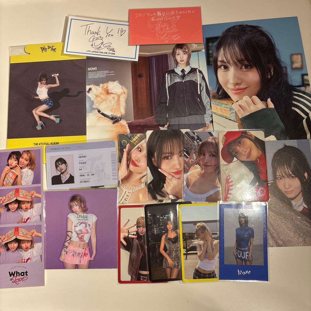 TWICE モモ トレカ ポストカード ポスター まとめ売り セット - メルカリ
