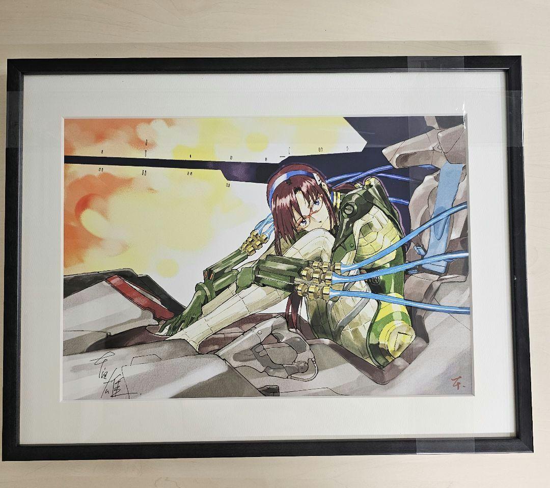 エヴァンゲリオン 複製原画集 新劇場版 マリ 本田雄 描き下ろし サイン